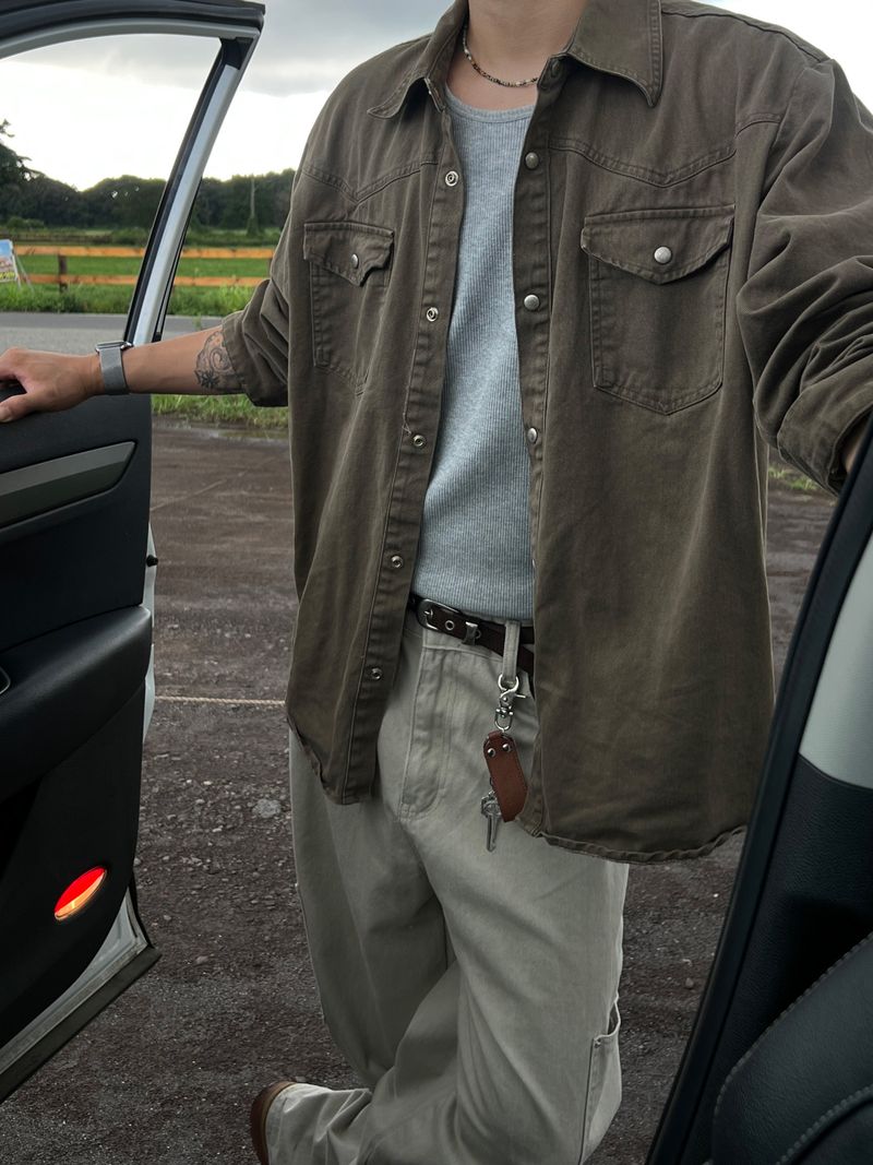 ESOO(イス)の「Bart Western Cation Shirt (3 Colors)(Tops)」