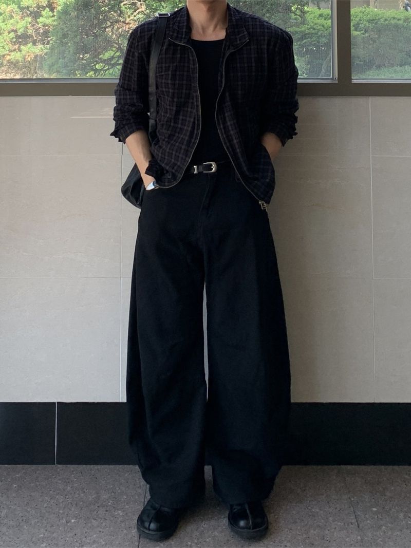 Baye check two-way jacket