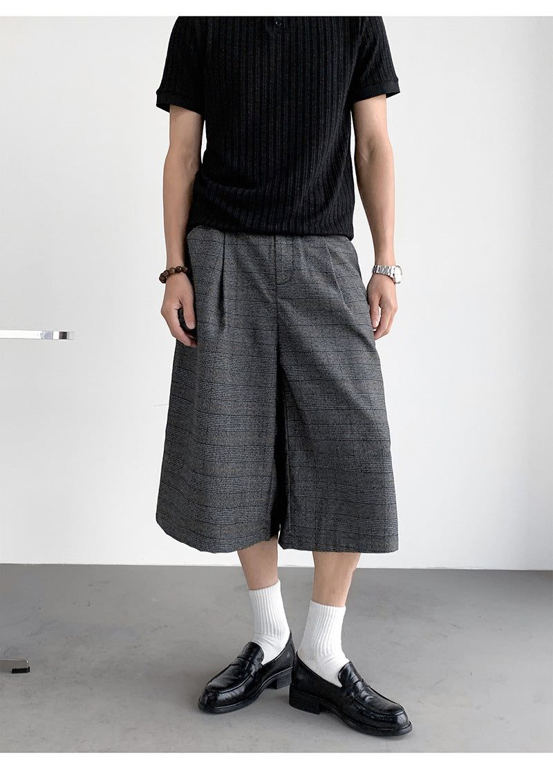 Hector Check Wide Culottes