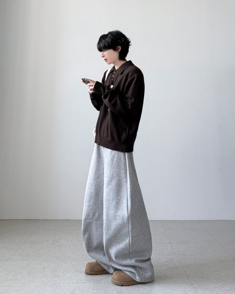 Yuria Wool Collar Knit