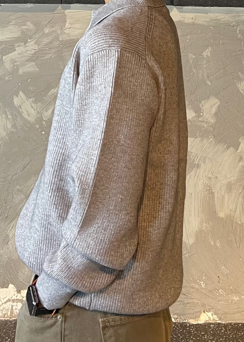 Berghazzi Semi-Zip-up Cara Knit 9COLOR