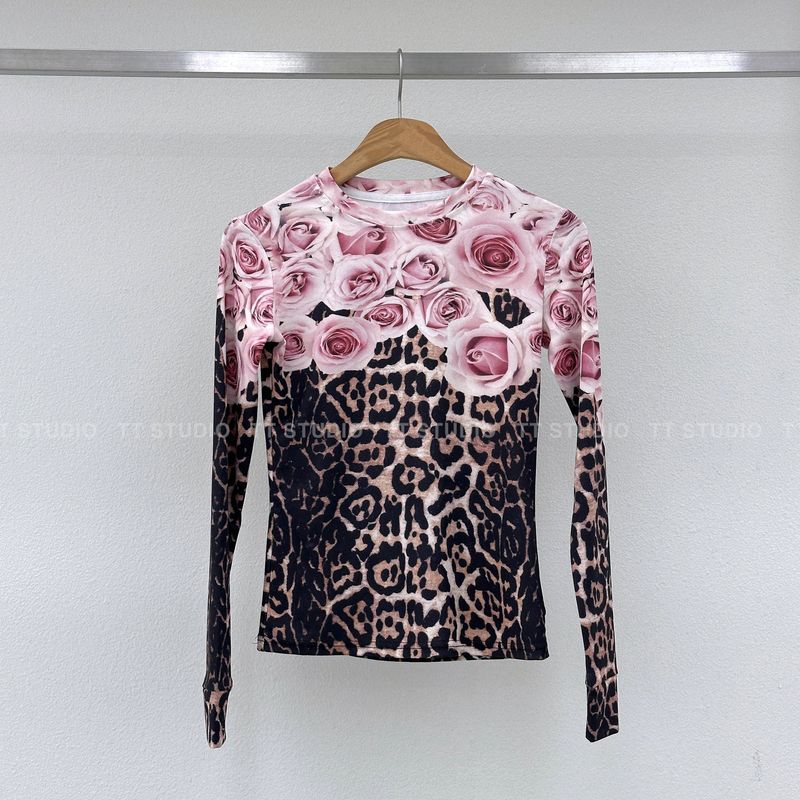 Flower leopard-T