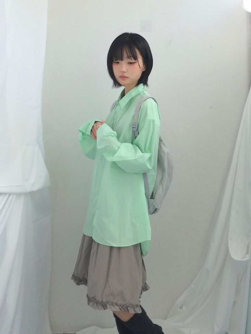 light cotton oversized shirt