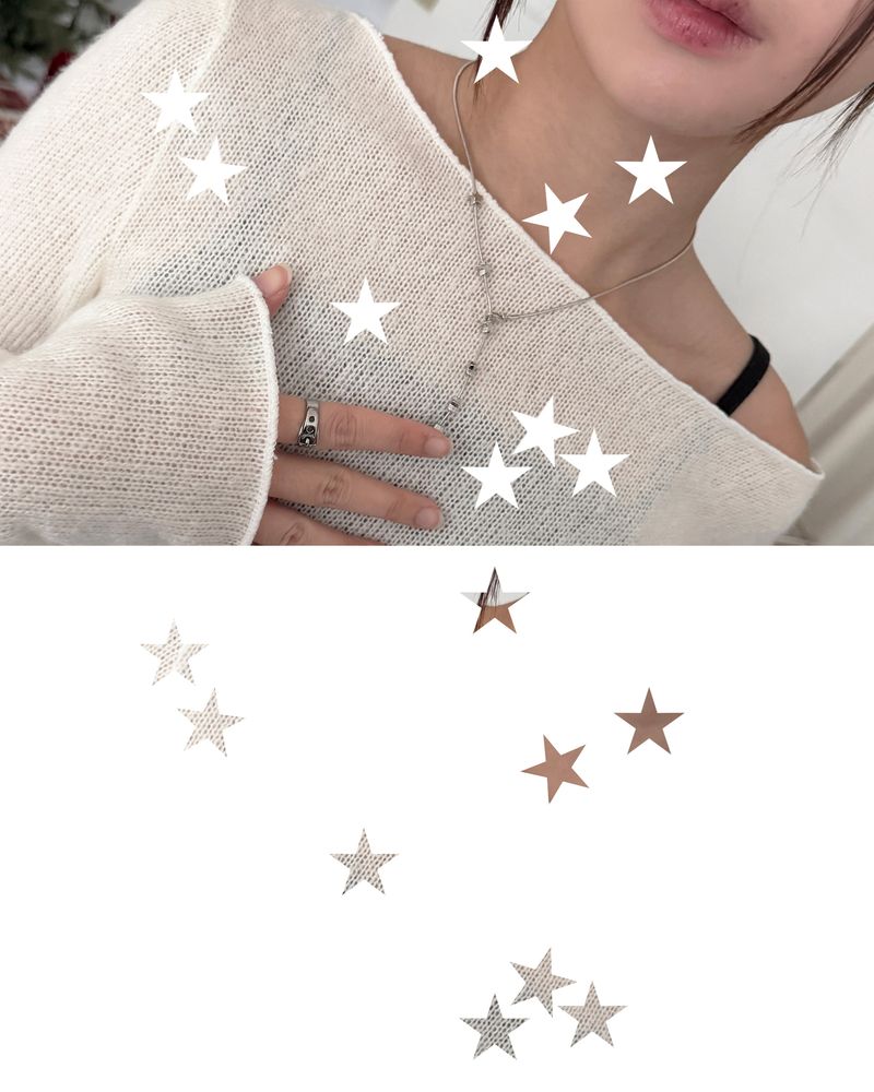 Starfall Drop Necklace