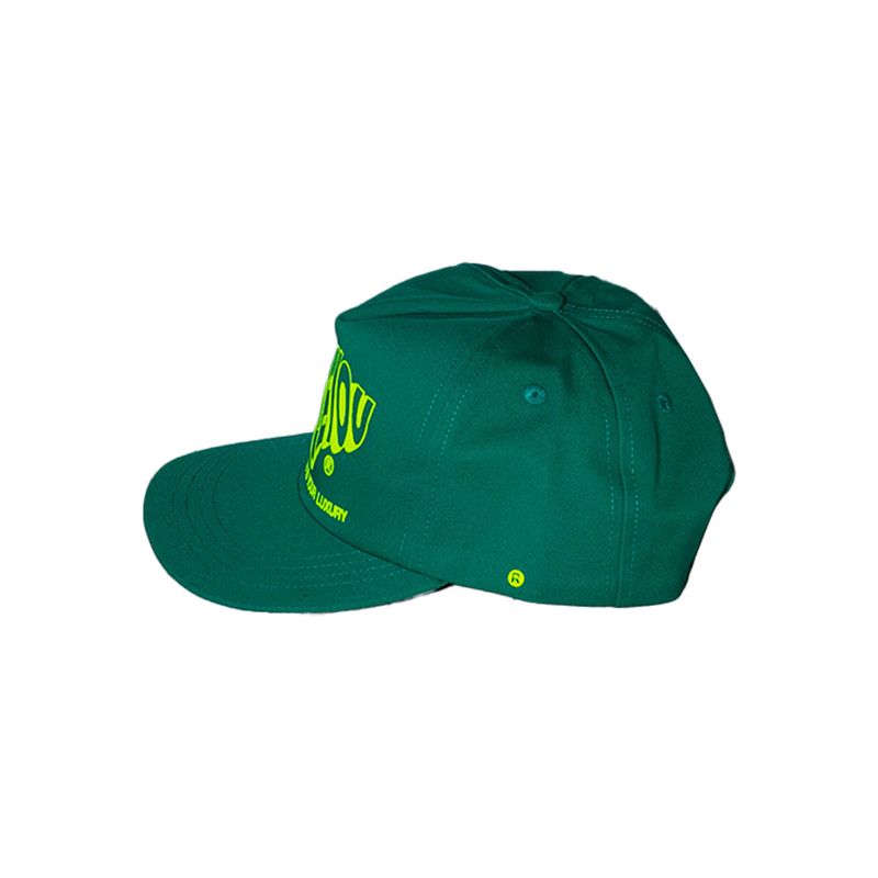 KELLY GREEN WAVY LOGO V1 CAP