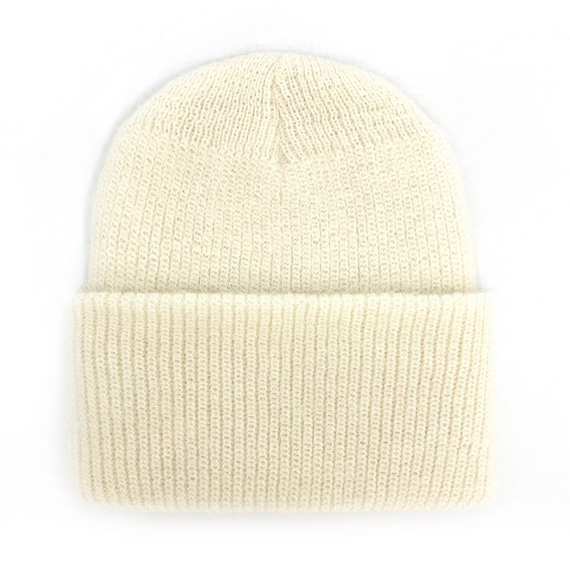 Butterfly Angora Beanie [Ivory]
