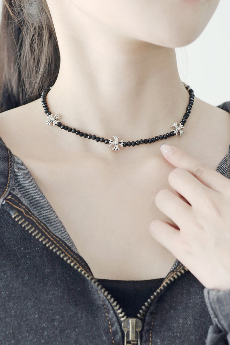 NONCODE(ノンコード)の「Winner Black Bead Necklace(Accessories)」