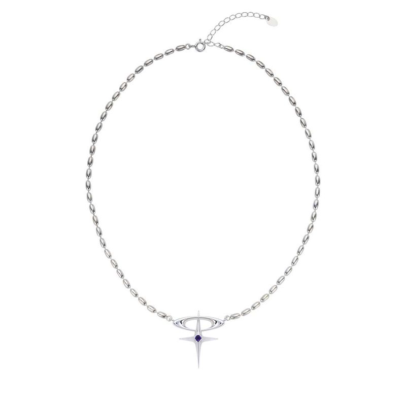 【MADE】Logo Jewel Choker (Amethyst)
