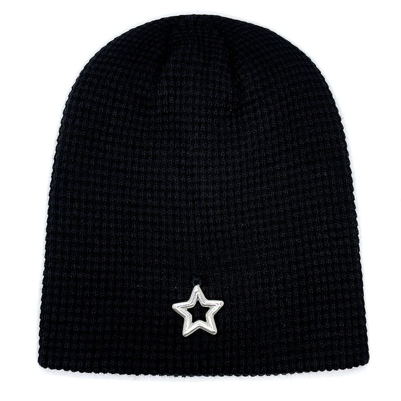 OTHER-worldly（アザーワールドリー）の「Star Summer Knit Beanie [Black]（Hats）」