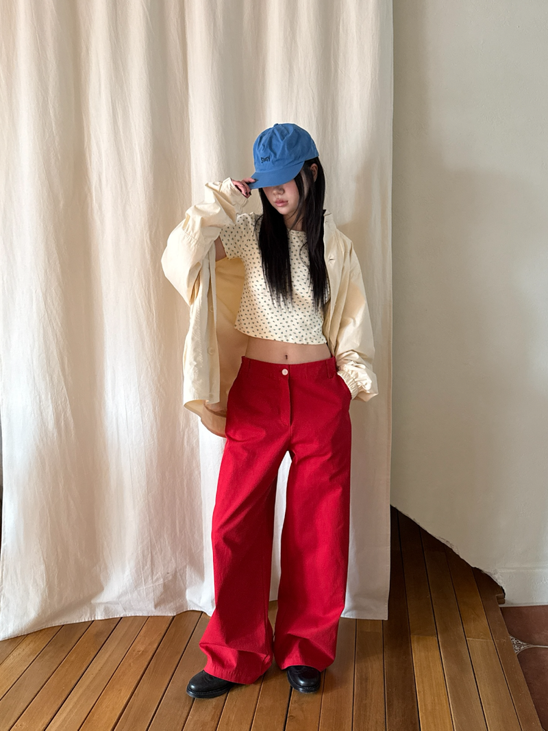 pop cotton pants