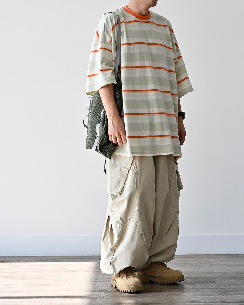 GAT LINE CARGO BALLOON PANTS