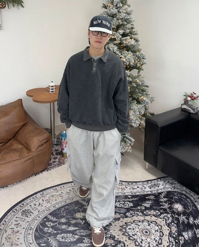 Peron Pigment Collar ST Sweatshirt