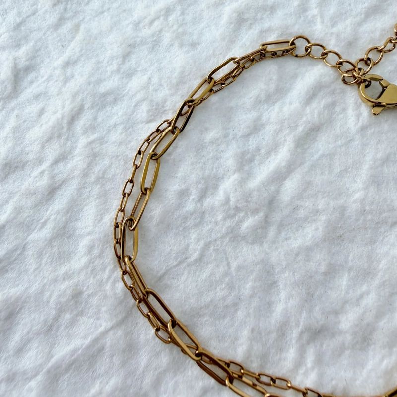 Vintage Double Chain Bracelet