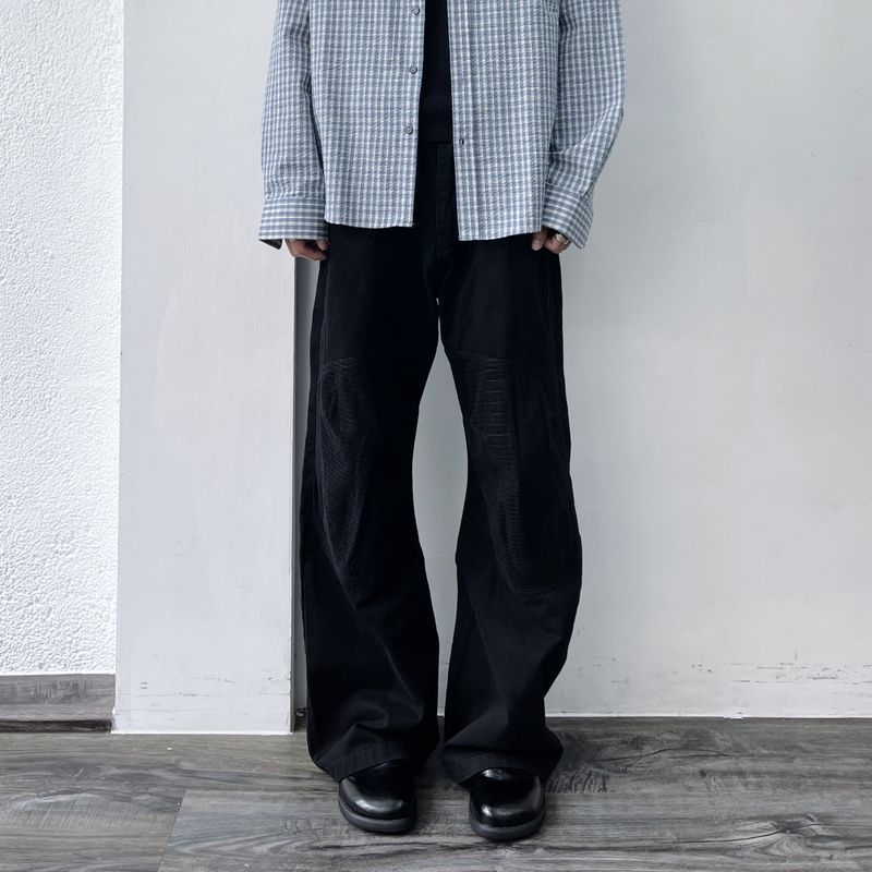 FADE MEET（フェードミート）の「Curved Stitch Wide Trousers（Pants）」