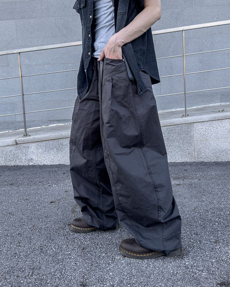 Traillin Cotton Seam One-Tuck Pants