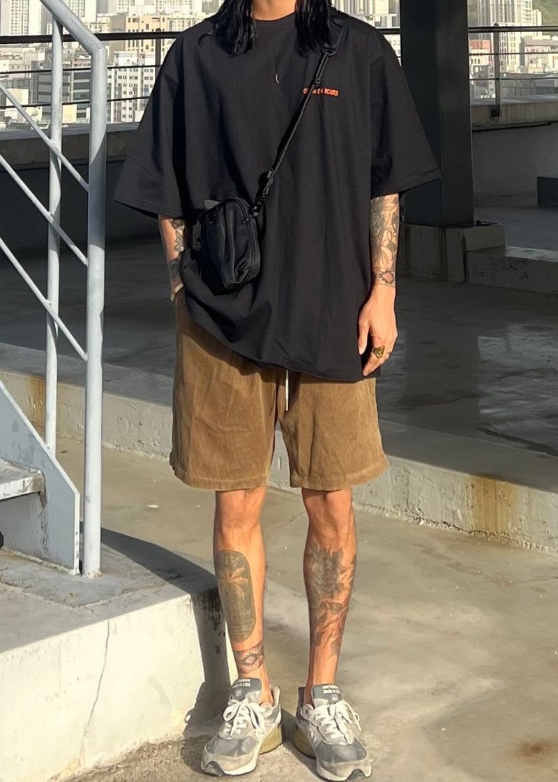 Corduroy half Pants 8COLOR