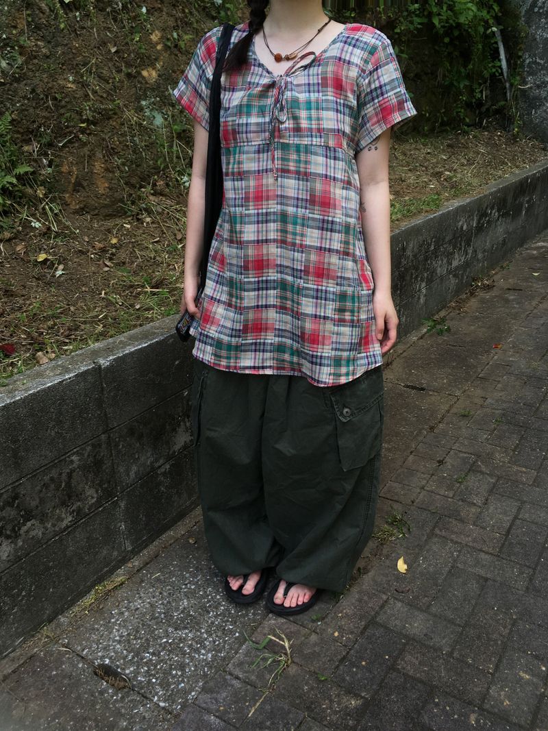 roha Checkered Blouse