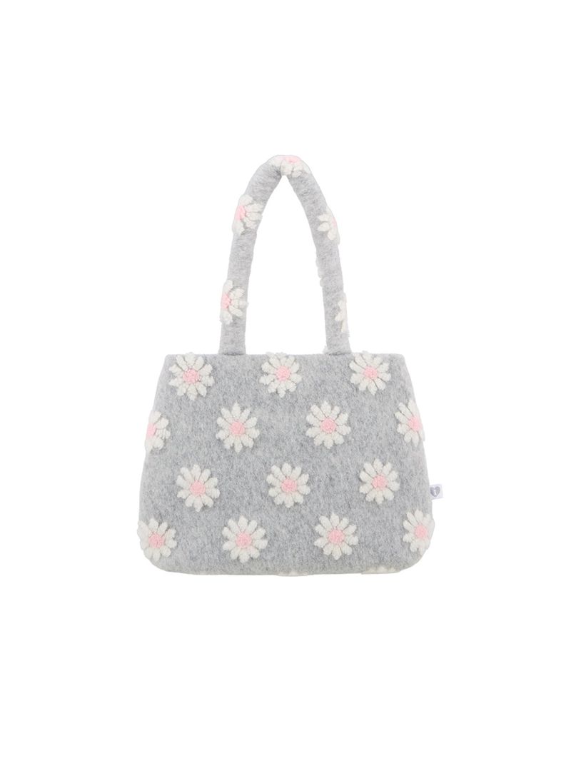Blumi bag - Pink blossom (Grey)