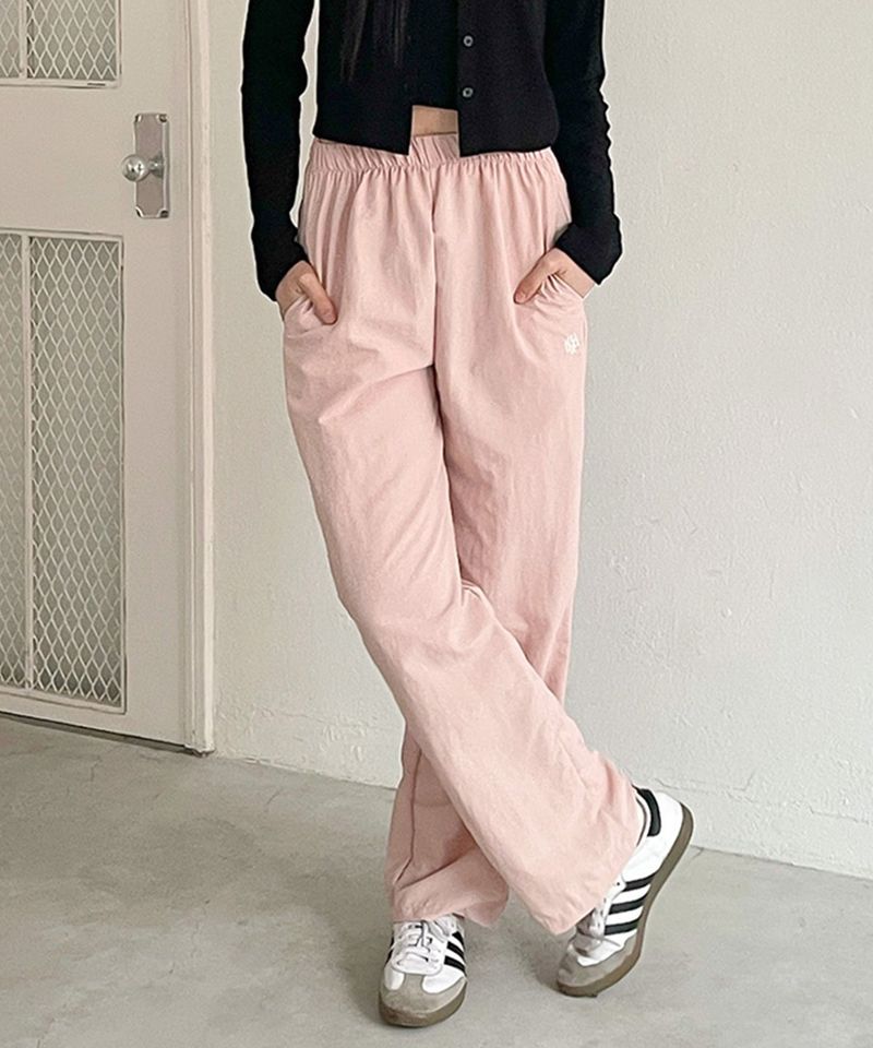 muahmuah（ムアムア）の「 ステッチ クーリング ワイド バンディング パンツ [フォーカラー]（パンツ）」
