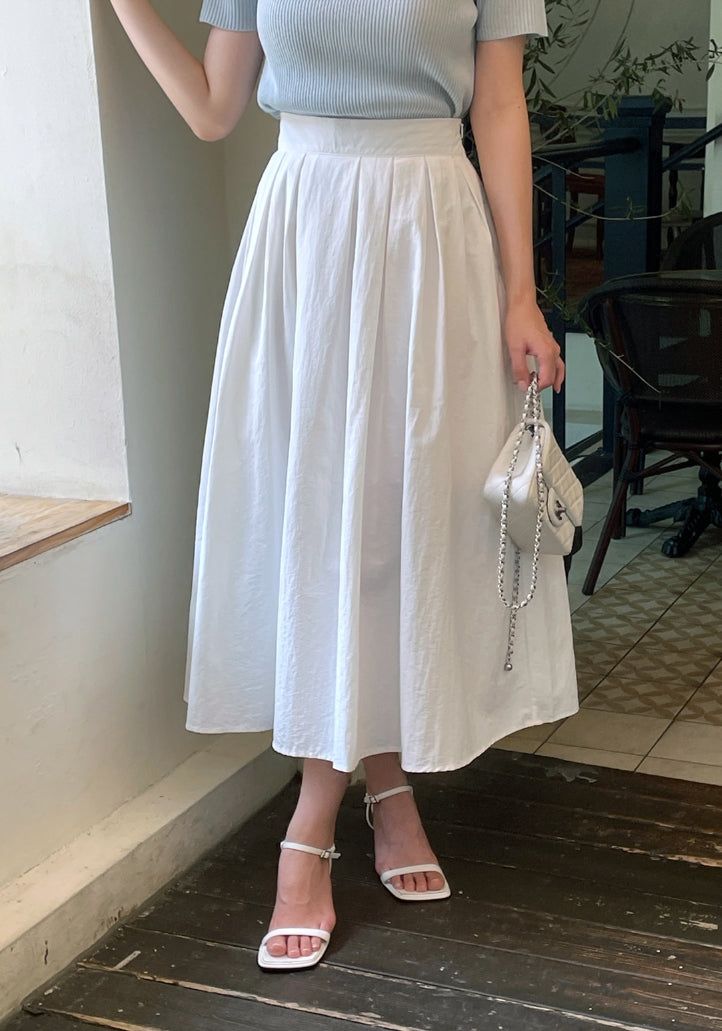 iam mari（アイアム マリ）の「Shooly Pintuck Banding Flare Long Skirt（Skirts）」