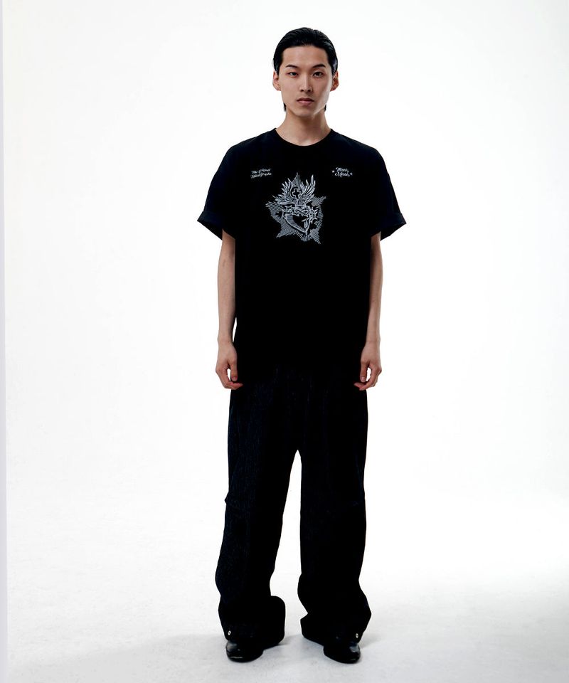 ARCHIVE HEART TSHIRT-BLACK