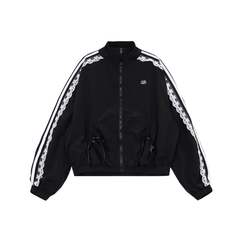 LACE TRACK WIND BREAKER (2 COLORS)