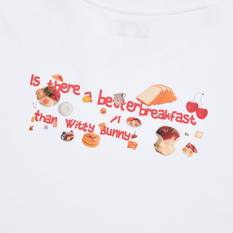 WITTY BUNNY GRAPHIC LONG SLEEVE [WHITE]