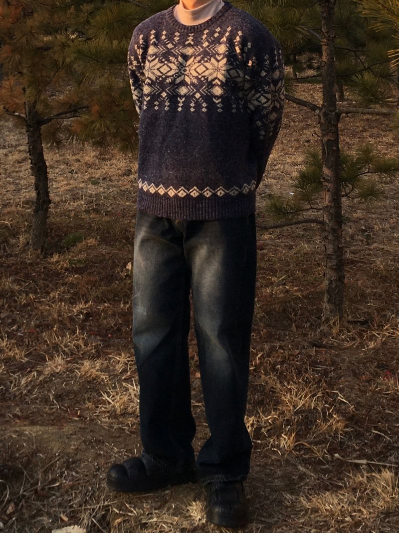 Mensfloor(メンズフロア)の「4 Seasons Washing Semi-wide Denim(Pants)」