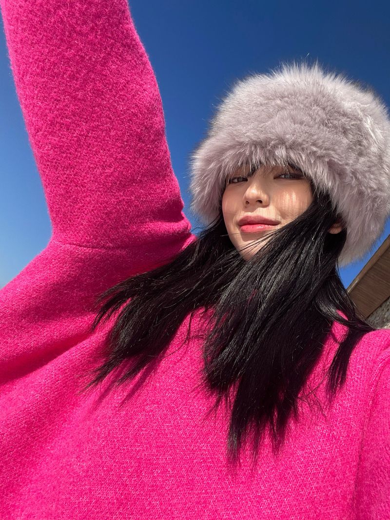 Polar fur hat