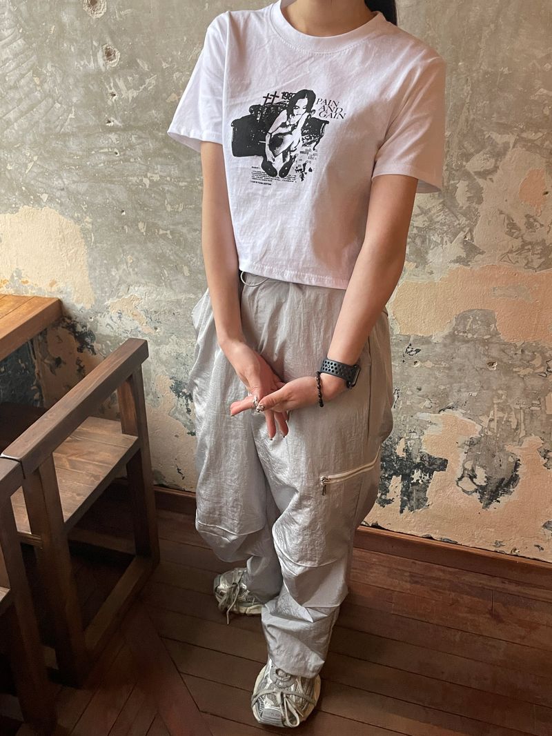 Old vintage crop t