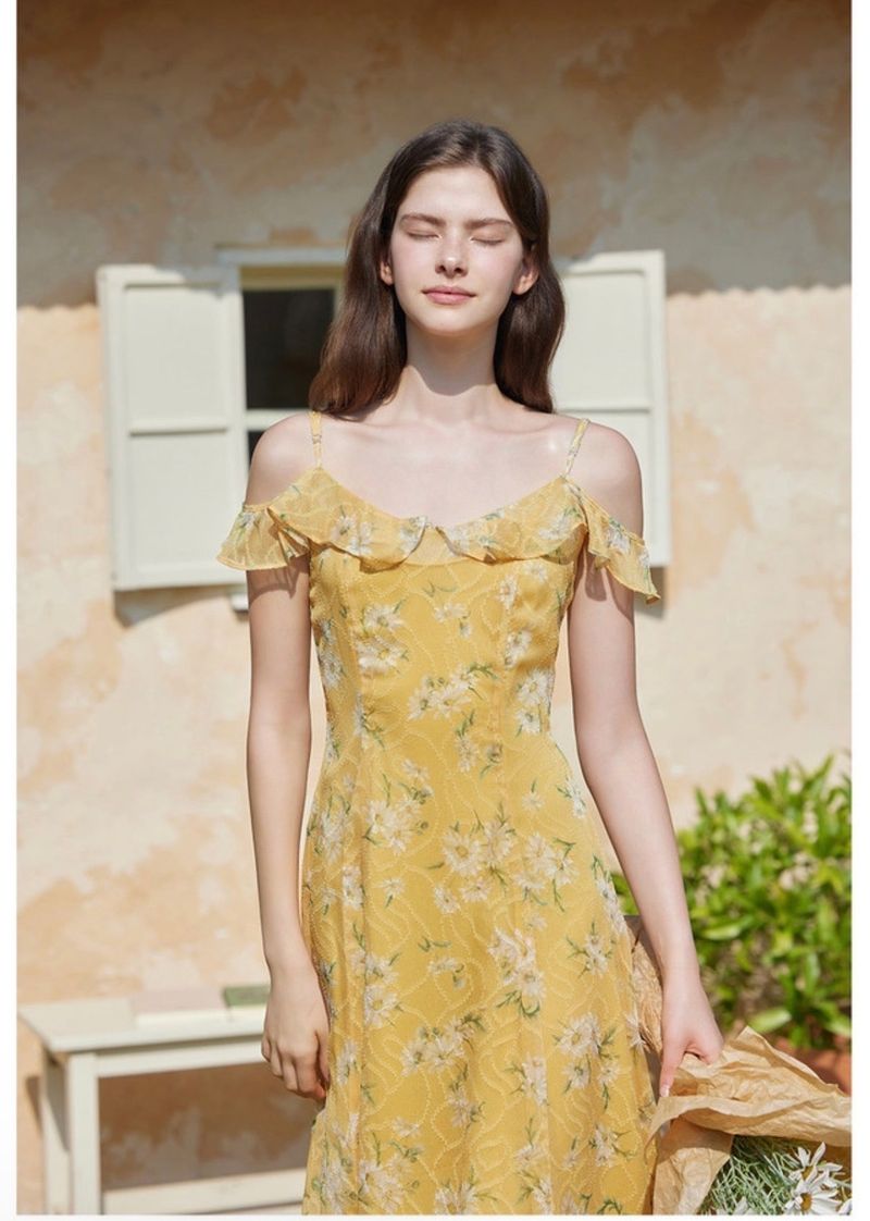 VALLO DE NERA(ベロディネラ)の「Lindi Dress Yellow(Dresses)」