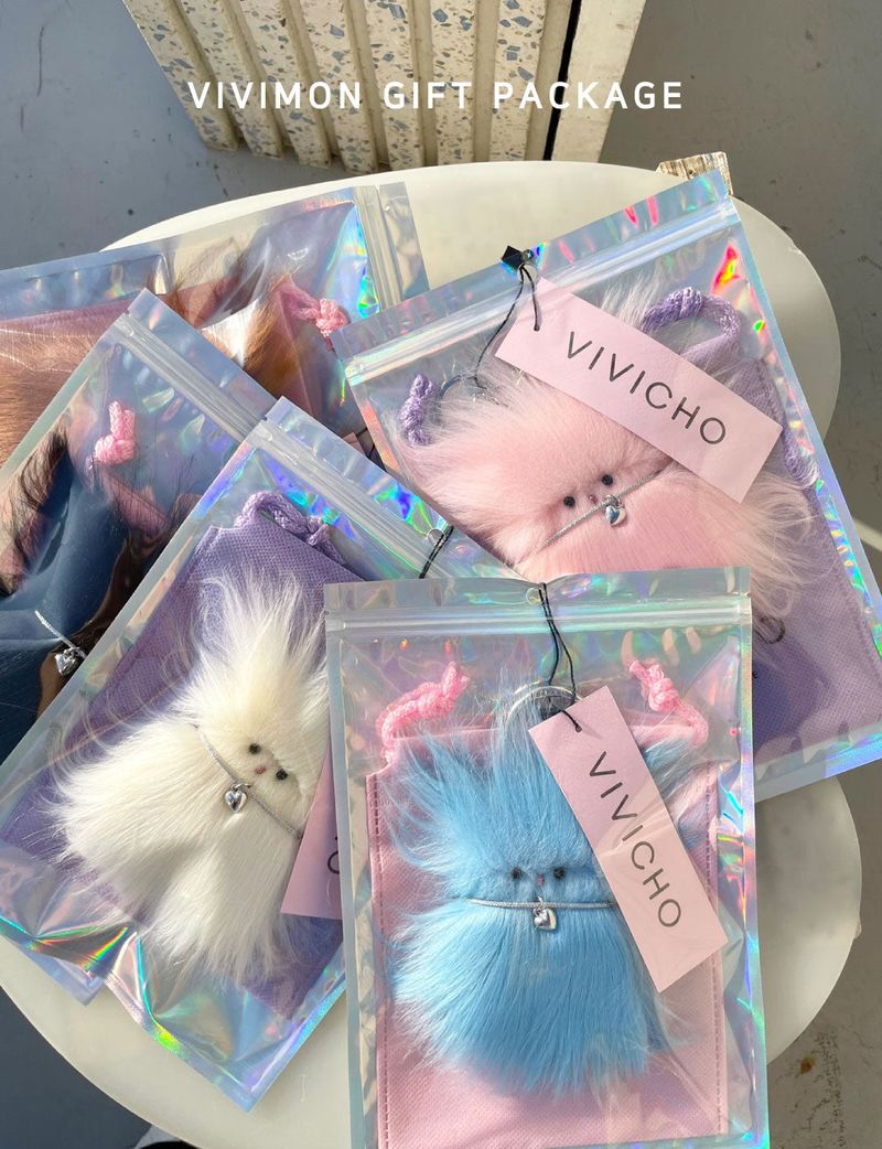 VIVICHO VIVIMON BLUE KEYRING