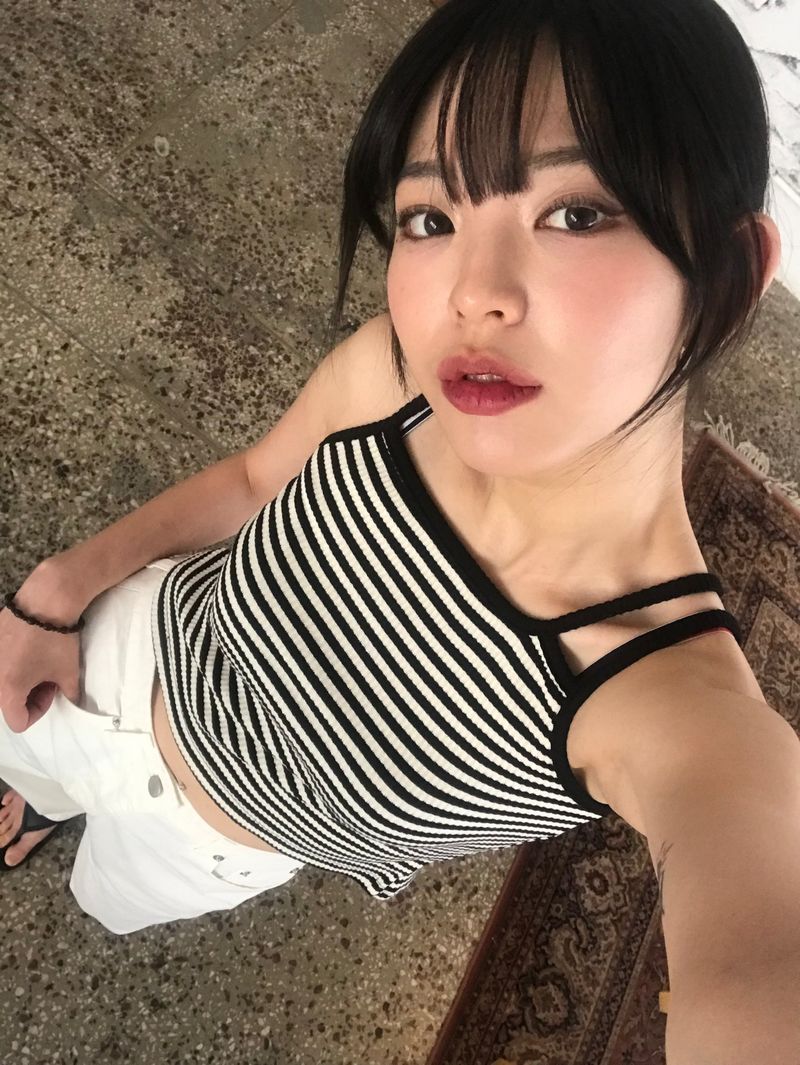 Amour stripe sleeveless