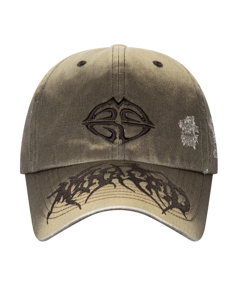 WASHED METAL LOGO BALL CAP