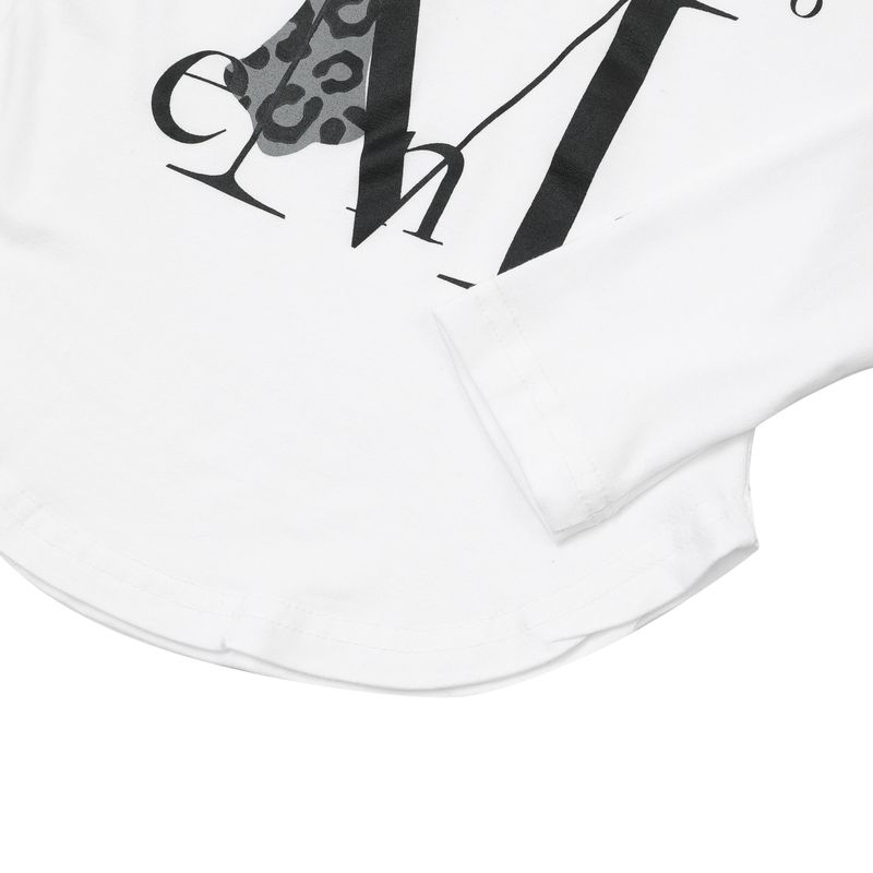 SAHARA LEOPARD CROSS U-NECK LONG SLEEVE T (2Color)