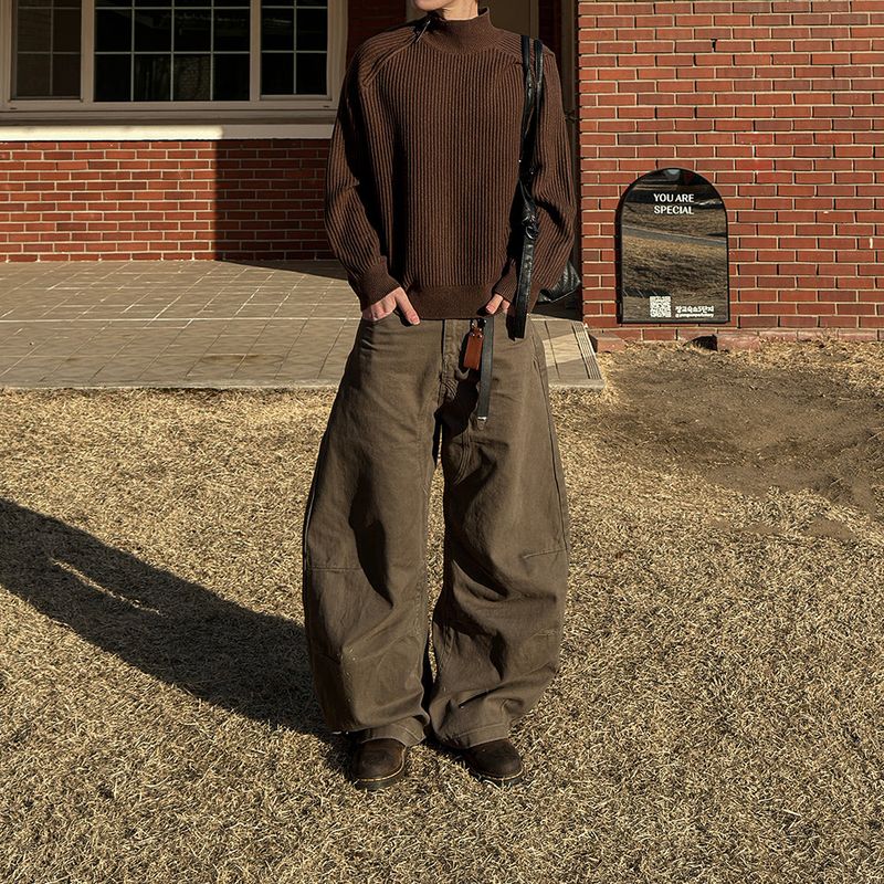 Niv Shoulder Zip-Up Regular Knit