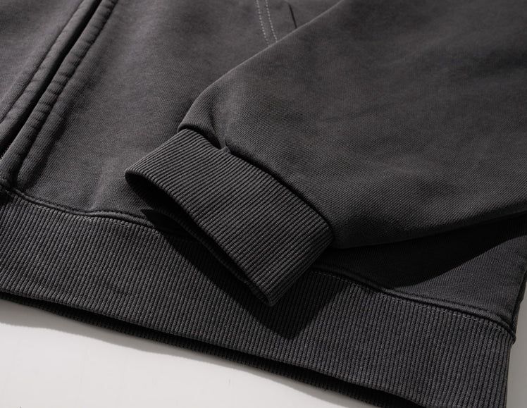 26SS★ Pigment Waffle Lining Hood Zip-Up