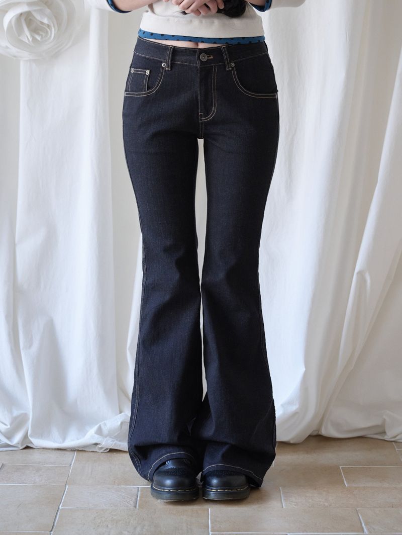 mireco（ミレコ）の「NON-FADE BOOTCUT DENIM PT TRUE BLACK（Pants）」