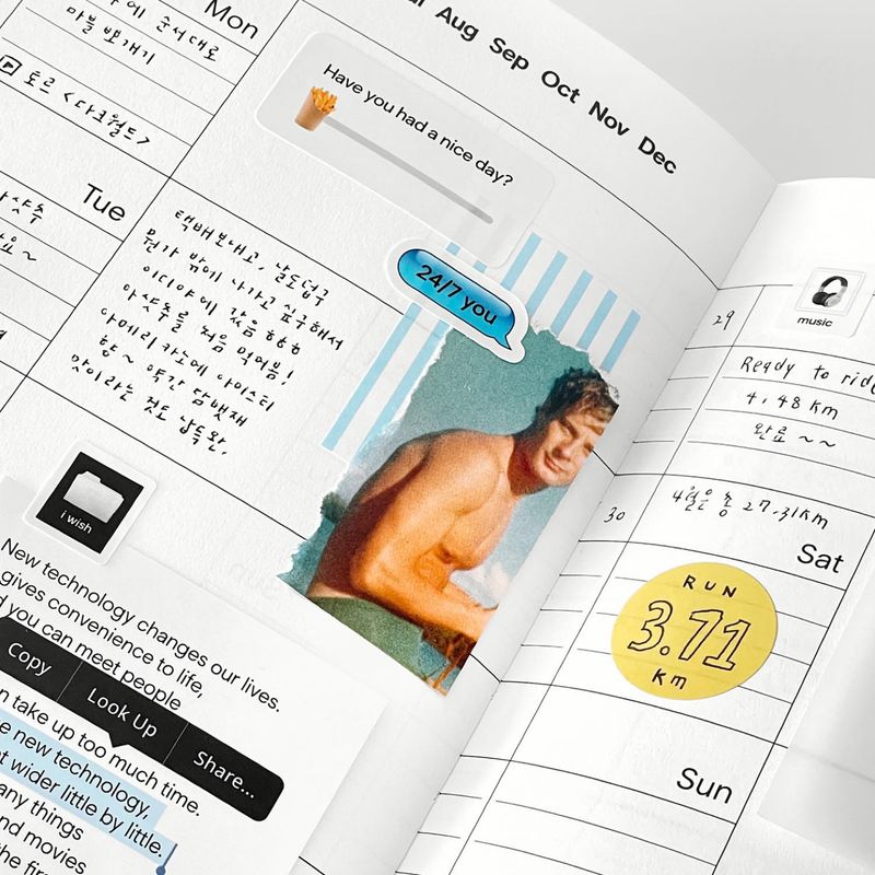 oab organize diary / soft cover