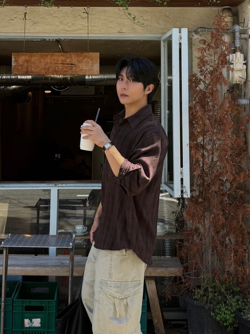 Mark deep check shirt