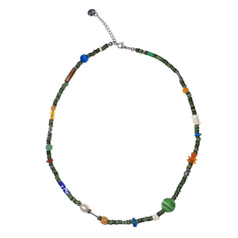 RUNDS(ランド)の「mother-of-pearl gemstone necklace 01(Accessories)」