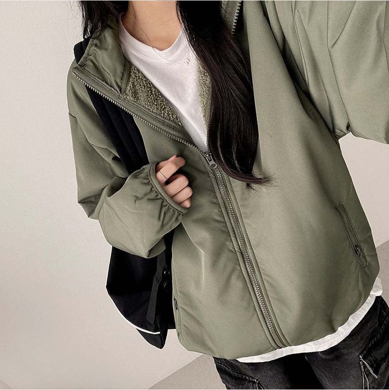 Libby High Neck Zip-Up Jumper