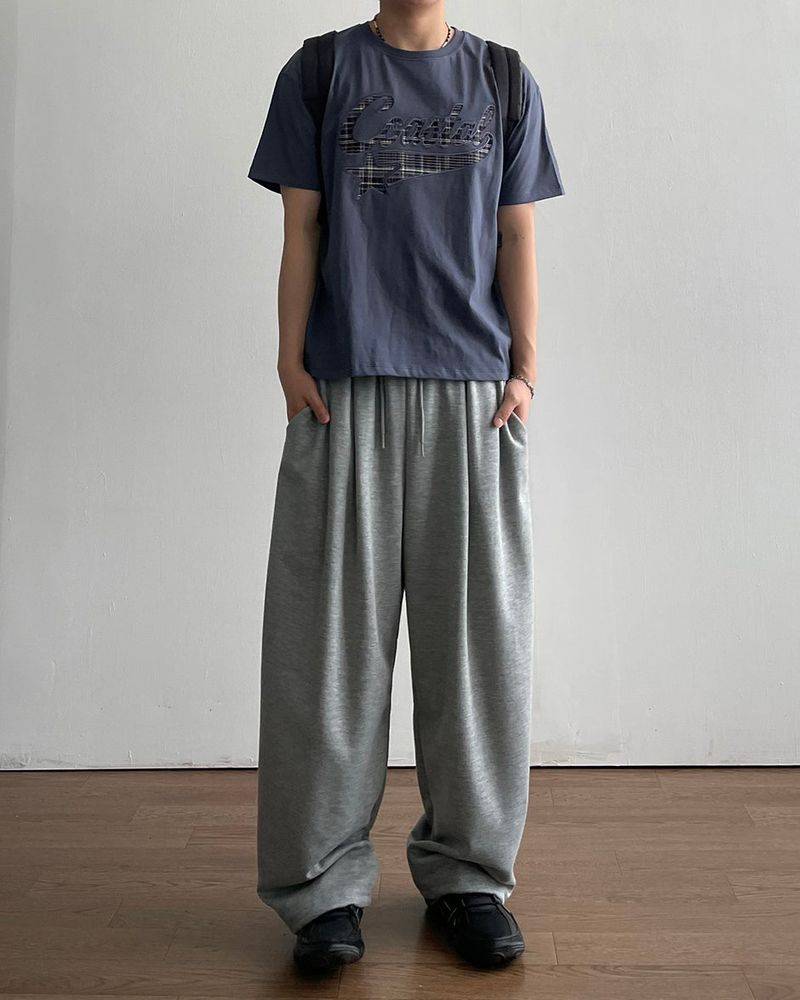 Number Patch Sweatpants