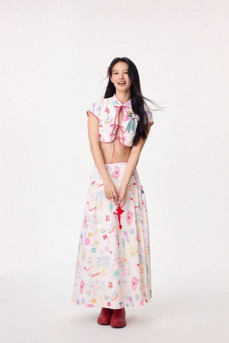 Dear Days Maxi Skirt (Cream)