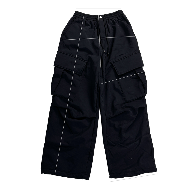 utility nylon fleece pants