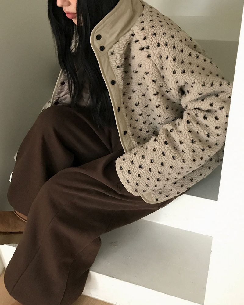 [ORIGINAL] Heart Dot Wool Jumper