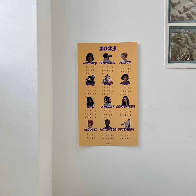 Color Poster Calendar