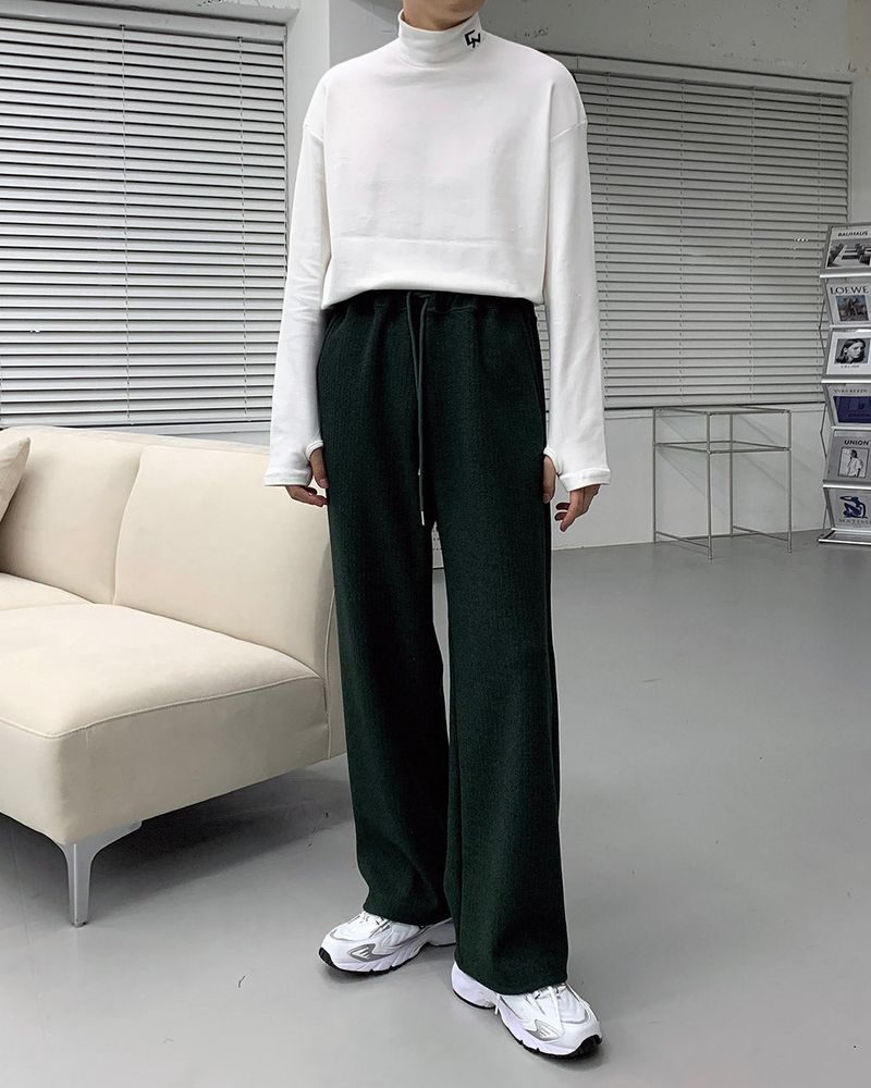 ブラーワイドパンツ