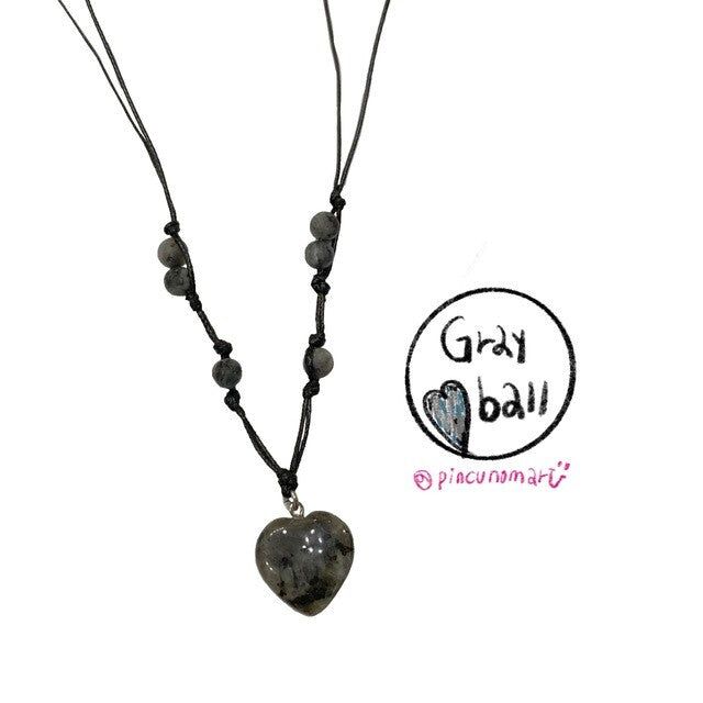 PINCUNOMARU(ピンクノマル)の「Gray ball(Accessories)」