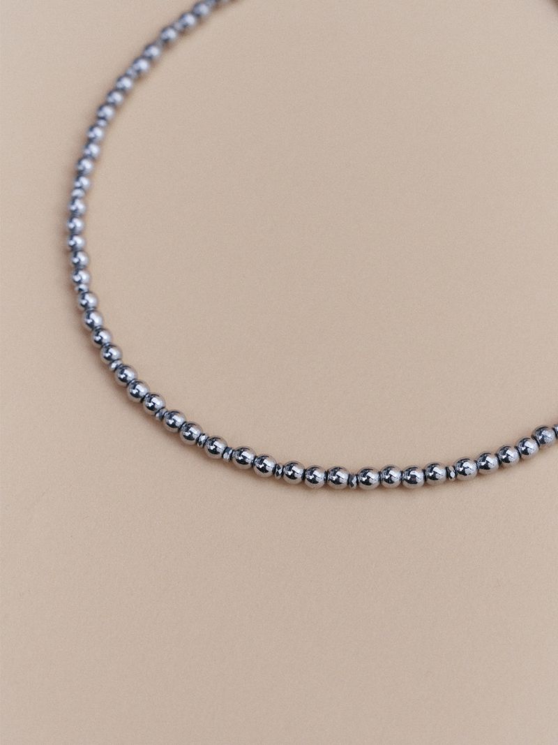 Silver925_Simple Hematite_N